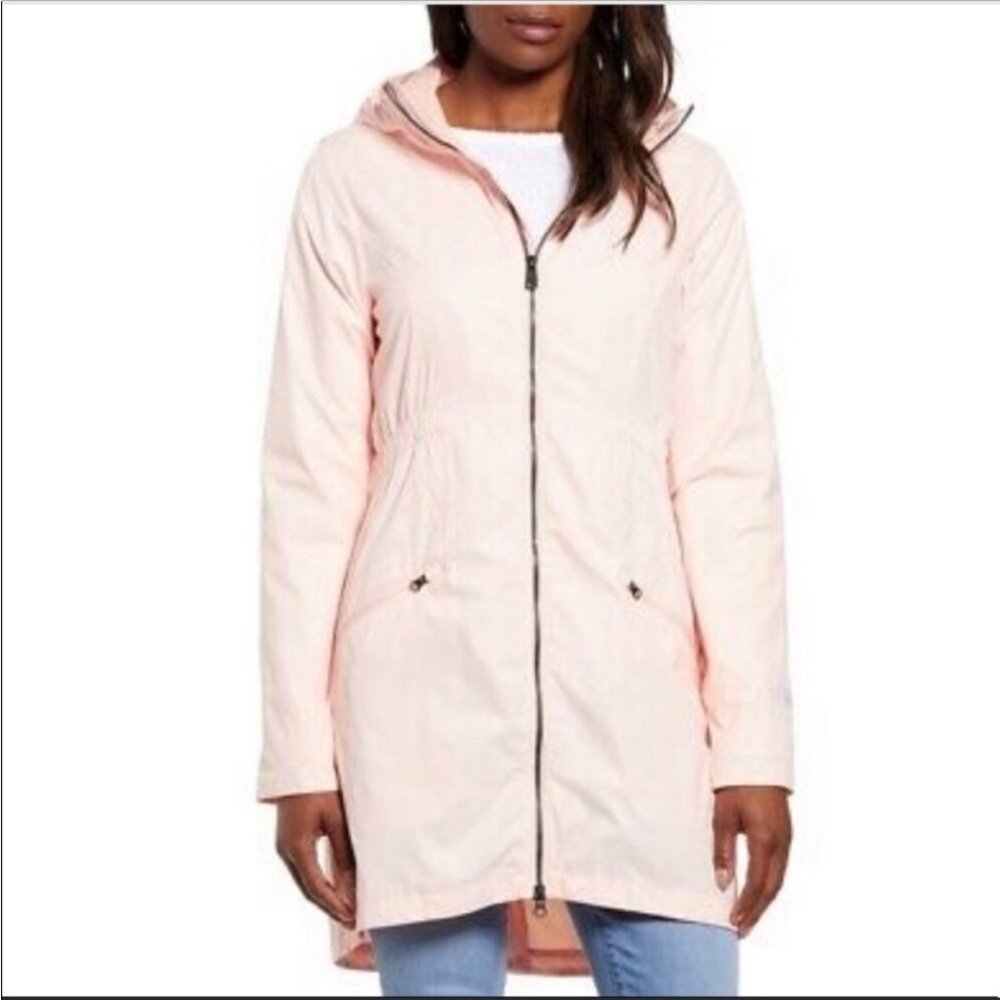 The North Face Rissy 2 Rain Wind Hooded Jacket Salt Pink XS 0-2 new!